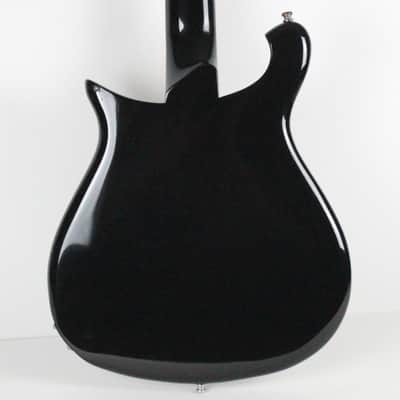 2006 Rickenbacker Colorado 650C Jetglo Black in Original Case Wide Neck Electric Guitar image 11