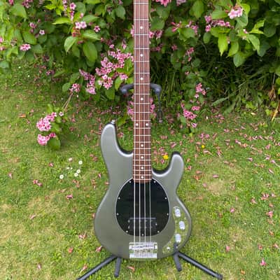 2003 Ernie Ball Music Man USA SUB Bass 4 Active Graphite pearl image 5