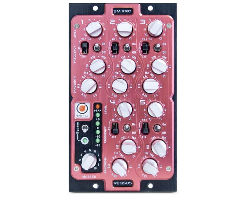 SM Pro Audio PEQ505 5 Band Parametric Equalizer image 1