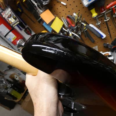 Wilkins Jazz Bass Stack Knob Traditional 2015 - Sunburst image 11