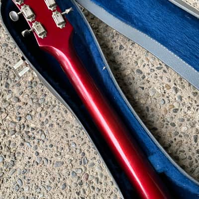1967 Epiphone Riviera E-360TD - Sparkling Burgundy, Gibson-made ES-335 image 8