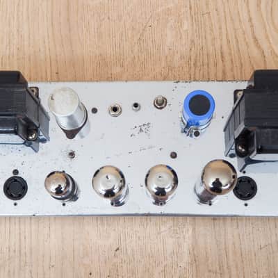 1960 Ampeg Guitaramp 518 Dolphin Special Vintage Tube Amp 1x12 Navy Random Flair image 15