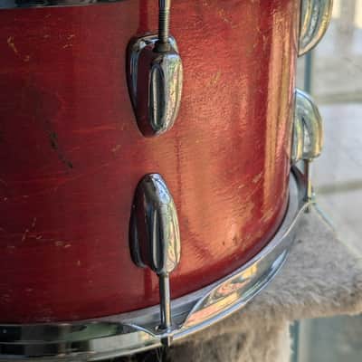 Slingerland 12" Rack tom 1970s-1980s - Red violin image 6