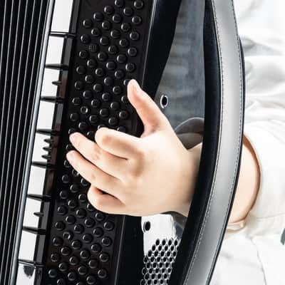 Korg FSUPBMBK Suprema Button Digital Accordian - Black image 4