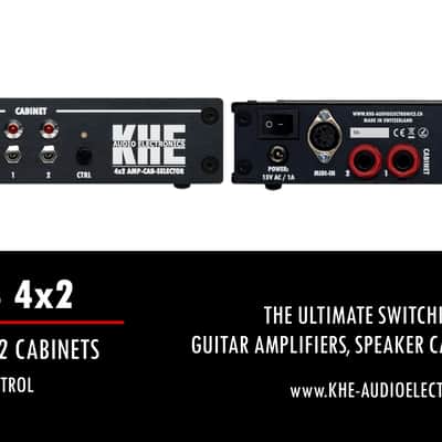KHE Audio | ACS 4x2 | Guitar Amplifier Speaker Cabinet Switcher Selector Router image 4
