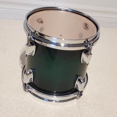 Mapex M 8"x8"inch Tom Drum W/Mount - Lacquered Green Fade - Gorgeous Clean A+ image 4