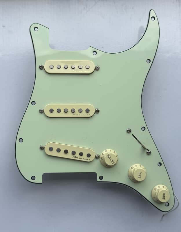 Fender Stratocaster Player Plus SSS Noiseless pickup loaded Mint Green Pickguard image 1