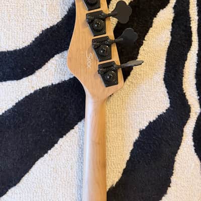 Schecter Nikki Sixx Signature J-4 Sixx 2020 - Present - Worn Ivory image 4