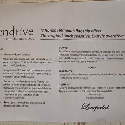 Zendrive ODS Overdrive Distortion image 8
