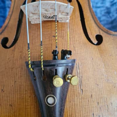Eduard Soukup Louny handmade antique 3/4 Violin - brown varnish image 4
