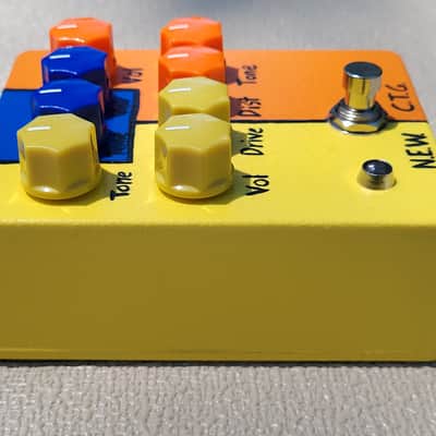 Handpainted N.E.W. C.T.G. Bass Overdrive Distortion effects pedal image 5