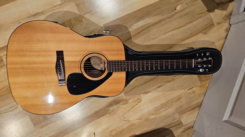Yamaha FG-750S Solid Top 2000's Natural w/case image 1