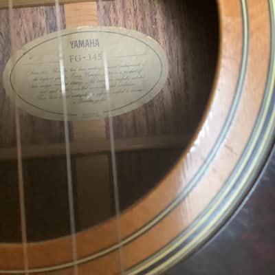 Yamaha FG-345 mid 1980's - Natural image 7