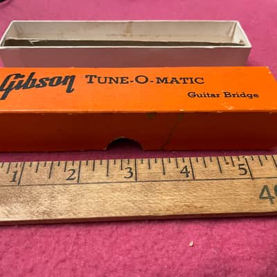 BOX vintage 1959-1960's Gibson nickel abr1 bridge BOX for es 335 Les Paul sg 175 firebird paf 1961 1965 super 400 L5 case candy image 8