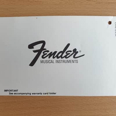 [Vintage] Fender Mustang Bass Owner's Manual 1977 (#1) image 2