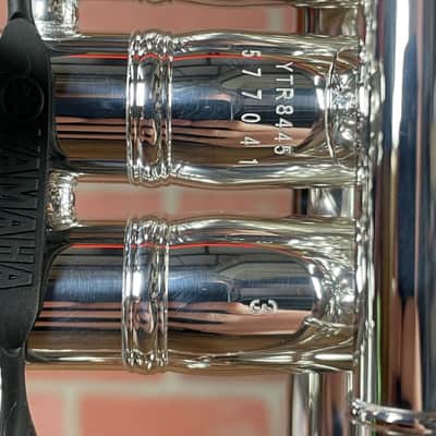Yamaha YTR-8445 II Custom Xeno Professional C Trumpet - Silver Plated image 7
