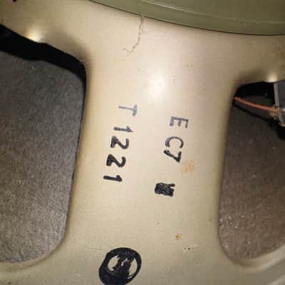 1970 Celestion Greenback Matched Quad – T1221 G12M – Original Pulsonic Cones Bild 13