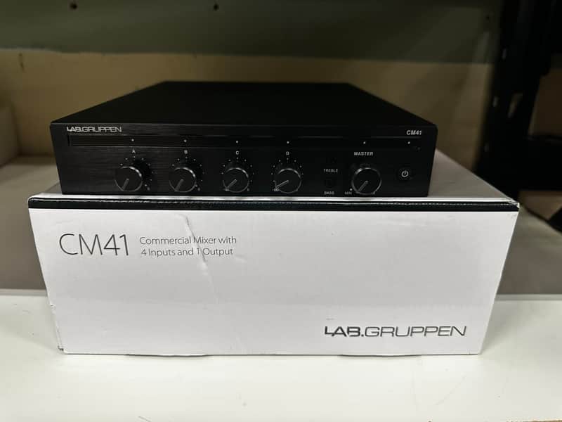 Lab Gruppen CM41 4-Channel Commercial Amplifier – Compact Installation Power Amp image 1