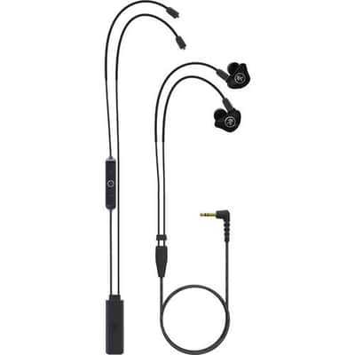 Mackie MP-120 BTA Single Dynamic Driver Professional In-Ear Monitors with Bluetooth¨ Adapter image 1