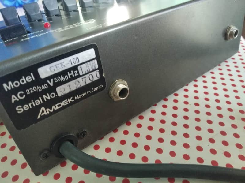 Amdek GEK-100 Roland ge 10 graphic equalizer pedal | Reverb