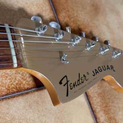Fender JG-66 Rare Jaguar Reissue MIJ 2002 matching headstock shoreline gold japan set pickups MS Tornade 62’ image 12