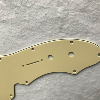 For Fender US Telecaster Thinline/Tele 69 PAF Guitar Pickguard,3 Ply Vintage Yellow image 3