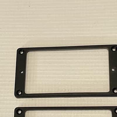 2008-09 USA Charvel San Dimas Guitar Factory Flat Black Humbucker Pickup Mounting Ring Set image 4