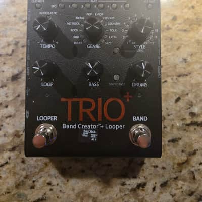 DigiTech TRIO Plus Band Creator + Looper 2010s - Black image 3