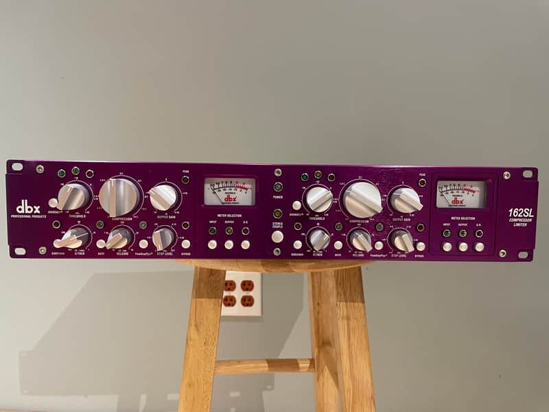 DBX 162SL 2-Channel Compressor / Limiter - Purple image 1