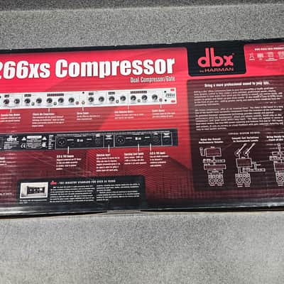 NEW dbx 266xs Dual Channel Compressor Gate In Factory Sealed Box image 2