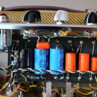 BLUE RIDGE VACUUM TUBE WORKS CUSTOM 5E3 DELUXE Mid 20'S - Laquered Tweed image 8