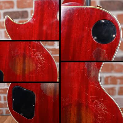 Gibson Les Paul Custom Plain Maple Top Cherry Sunburst 1981 w/OHSC (Refret) image 14