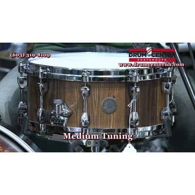 Tama Starphonic Bubinga Snare Drum 14x6 Matte Cordia image 2