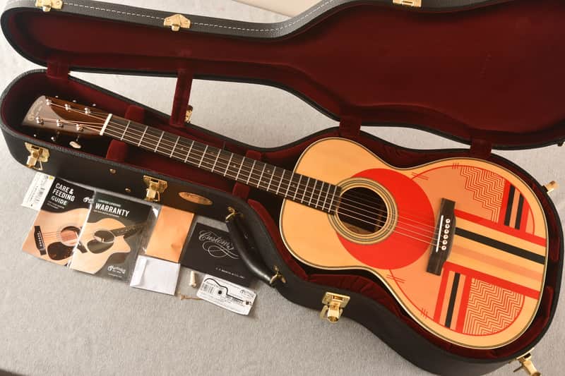 Martin Custom Shop Americana Backbone 00 28 Engelmann Rosewood Floor Model #2767237 image 1