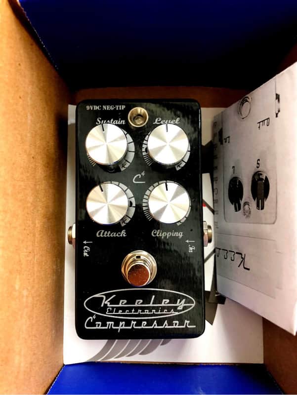 NEW Keeley Electronics C4 Compressor Black Face image 1