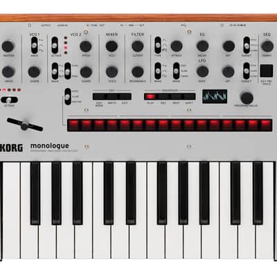 Korg Monologue Monophonic Analog Synthesizer - Silver image 1