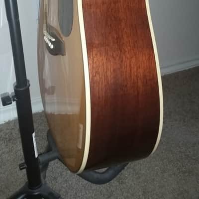 Gretsch Synchromatic G3553 Acoustic Natural V-Taper Neck, Thumbnail inlays, Concert Dreadnaught image 4