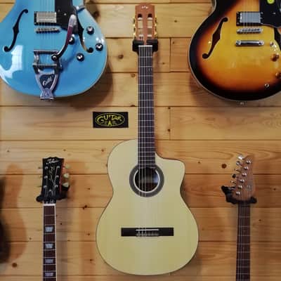 Cordoba Protégé C1M-CE Electrified Classical Guitar CUTAWAY image 2