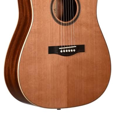 Teton STS105NT 105 Series Dreadnought Western Red Cedar Mahogany Acoustic, image 1