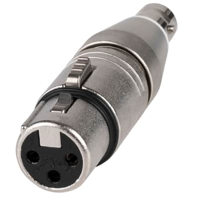 Neutrik - NA2FBNC - 3 Pin XLR Female to BNC Jack Adapter image 1