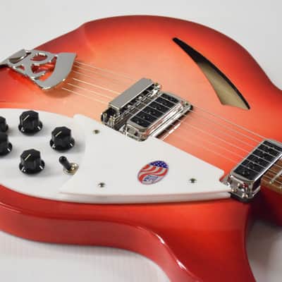 Rickenbacker 330 Thinline Semi-Hollow Electric Guitar - Fireglo image 5