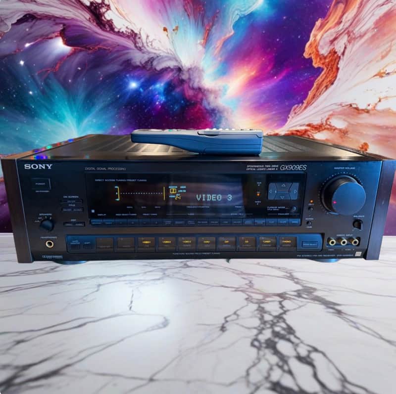 Sony STR-GX909ES Vintage FM Stereo Receiver Fresh Service Mint Remote Bundle🔥🎶 image 1