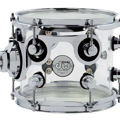 DW Design Acryl Tom Tom 8x7 Clear Acryl image 1