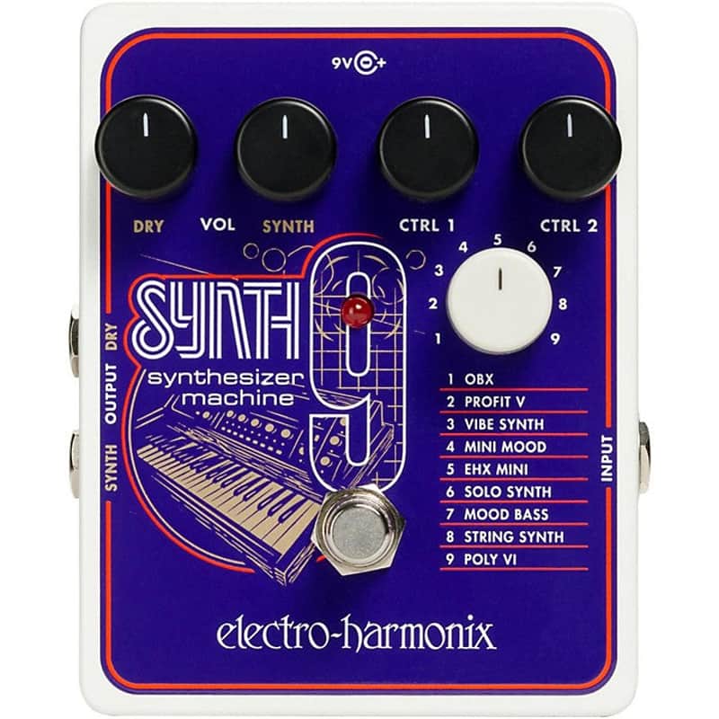 Electro-Harmonix SYNTH9 Synthesizer Machine Pedal image 1