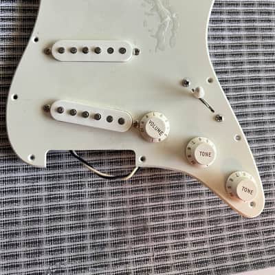 Fender Pre-Wired Eric Johnson Stratocaster Pickguard - Parchment image 1