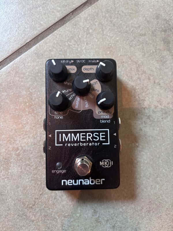 Neunaber Audio Immerse Reverberator V2 2019 - Black image 1