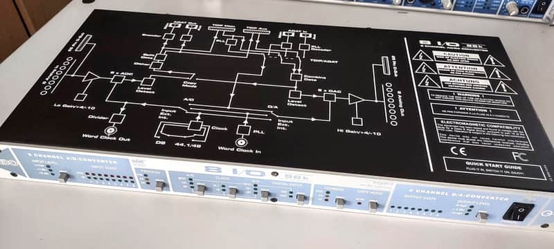 STEINBERG NUENDO IO 8 ( RME ADI 8 DS ) 96Khz I/O TDIF-1 / ADAT 8 Channel A/D D/A CONVERTER image 1