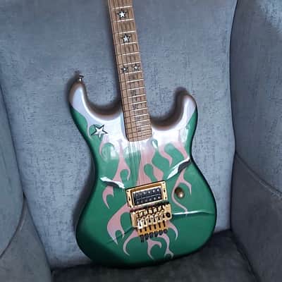 Bon Jovi - Richie Sambora owned 1987 Custom Kramer Custom Pacer 1987 Champagne Flip / Flop Flamed image 3