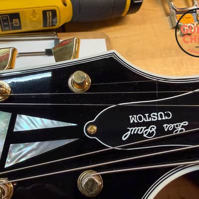 2024 Gibson Custom M2M ’68 Les Paul Custom Nordic Blue 5A Quilt Top TV White COA image 21