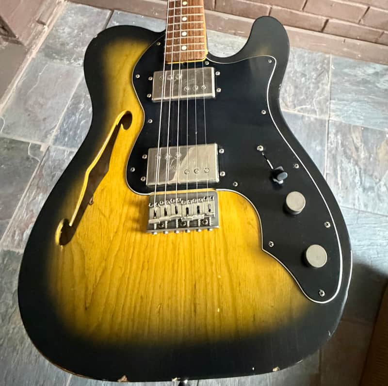 Nash T-72 TL Thinline Electric Guitar 2018 - Two Tone Sunburst image 1